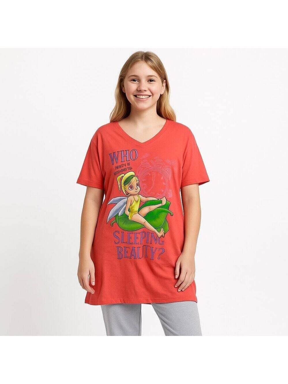 Disney Sleeping Beauty Nightgown Who Were You Expecting Pink Pajama Shirt